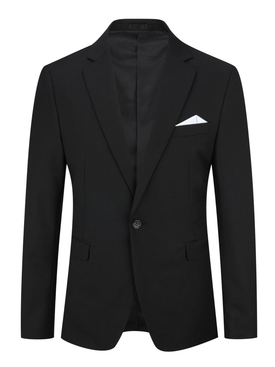 Приталенный деловой блейзер Youthup, черный
Приталенный деловой блейзер Youthup, черный