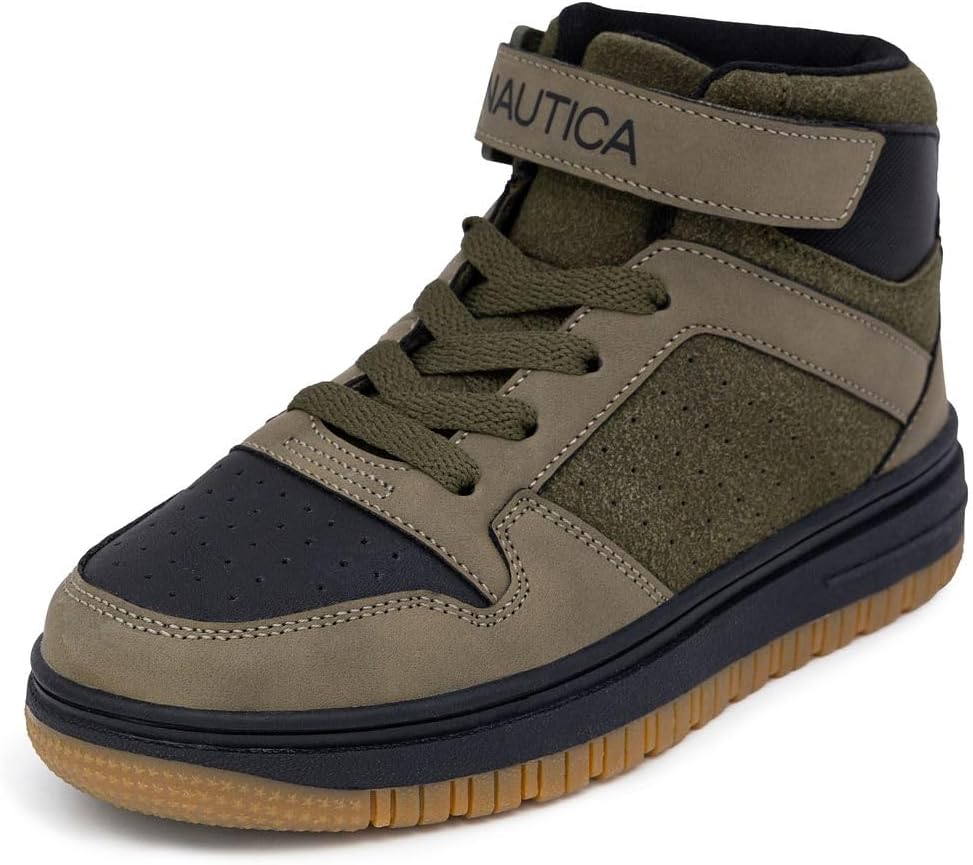 Кроссовки Nautica для детей: модная обувь на шнуровке с высокими ботинкообразными вставками для мальчиков и девочек (размеры для больших и маленьких детей) - Horizon, черный
Кроссовки Nautica для детей: модная обувь на шнуровке с высокими ботинкообразными вставками для мальчиков и девочек (размеры для больших и маленьких детей) - Horizon, черный