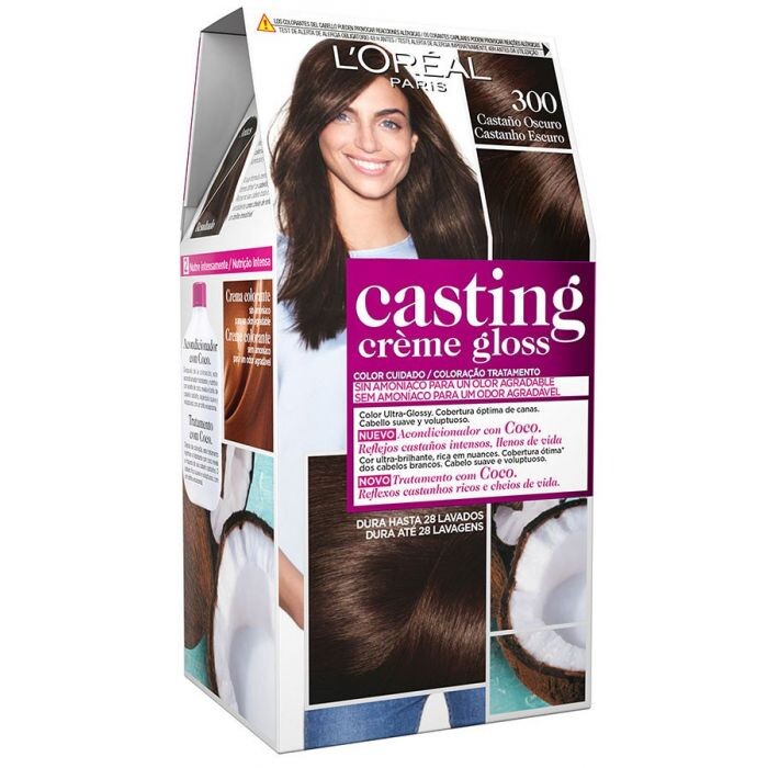 Краска для волос Casting Creme Gloss Tintes L'Oréal París, 300 Castaño Oscuro
Краска для волос Casting Creme Gloss Tintes L'Oréal París, 300 Castaño Oscuro