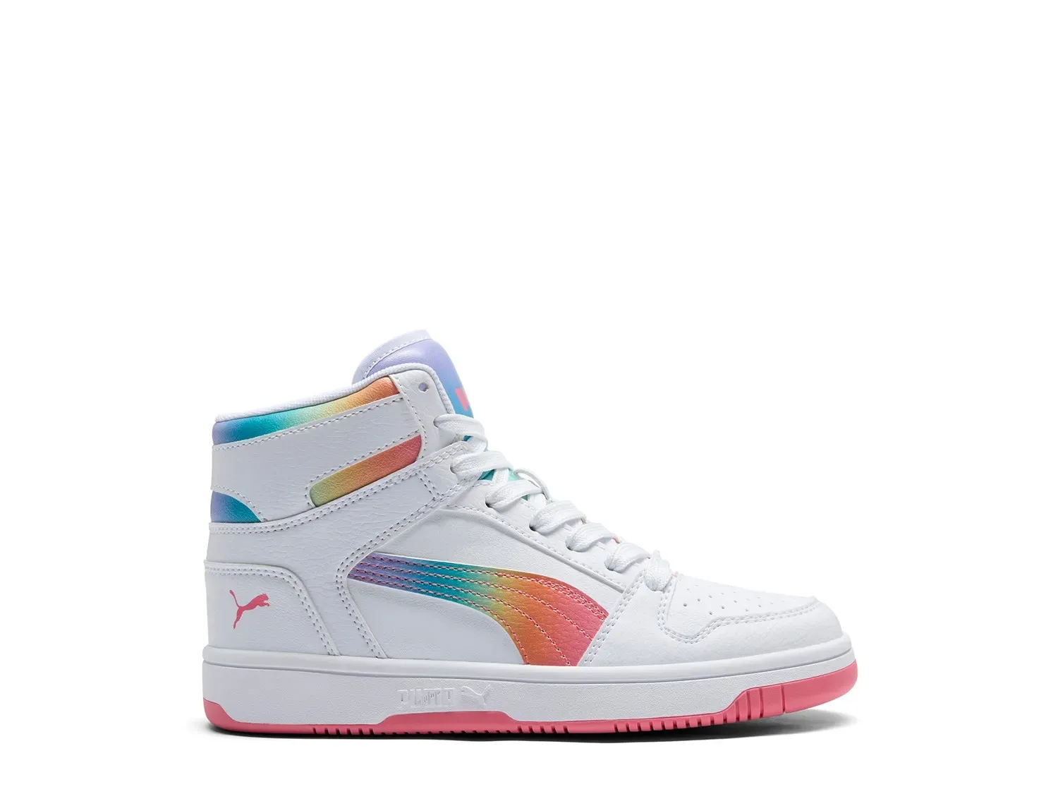 Кроссовки Puma Rebound Layup RCL Pop Star High-Top — детские, белые
Кроссовки Puma Rebound Layup RCL Pop Star High-Top — детские, белые