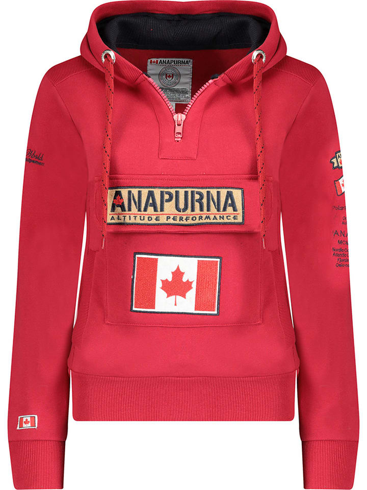 Толстовка ANAPURNA, красный 
Толстовка ANAPURNA, красный