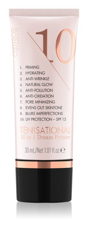 Тональная основа SPF 15 Catrice Ten!sational, оттенок TEN!SATIONAL 10 IN 1 DREAM PRIMER 30 мл
Тональная основа SPF 15 Catrice Ten!sational, оттенок TEN!SATIONAL 10 IN 1 DREAM PRIMER 30 мл