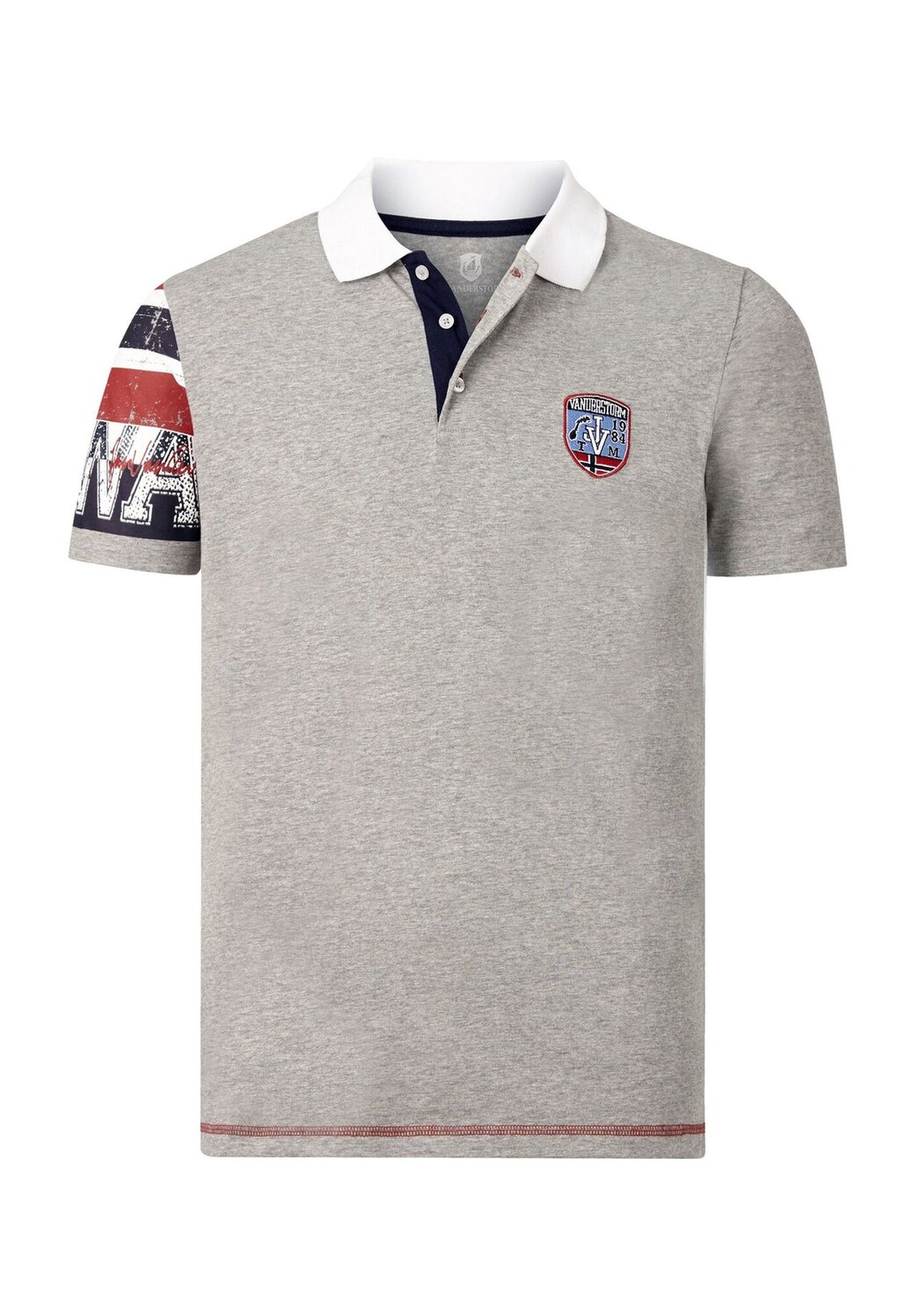 Рубашка-поло DAGINO JAN VANDERSTORM, цвет Silbergrau
Рубашка-поло DAGINO JAN VANDERSTORM, цвет Silbergrau