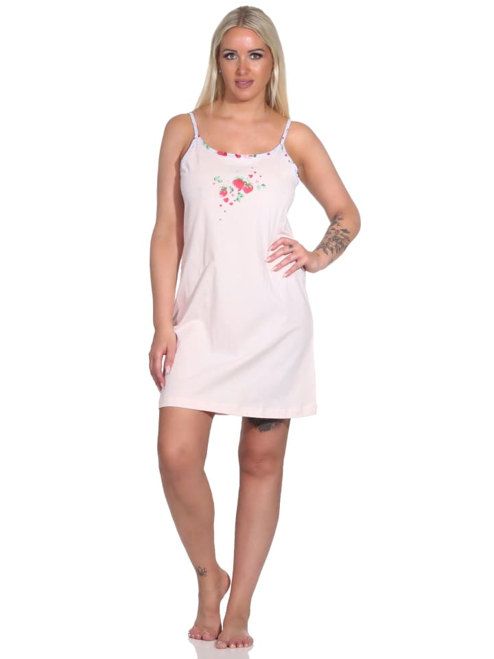 Ночная рубашка на тонких бретельках - 79567 розового цвета NORMANN
Ночная рубашка на тонких бретельках - 79567 розового цвета NORMANN