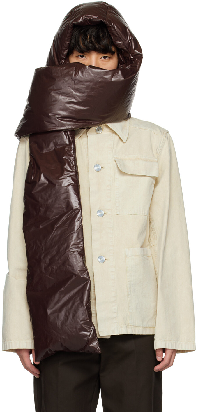 SSENSE Эксклюзивный коричневый пуховик с капюшоном Jil Sander
SSENSE Эксклюзивный коричневый пуховик с капюшоном Jil Sander