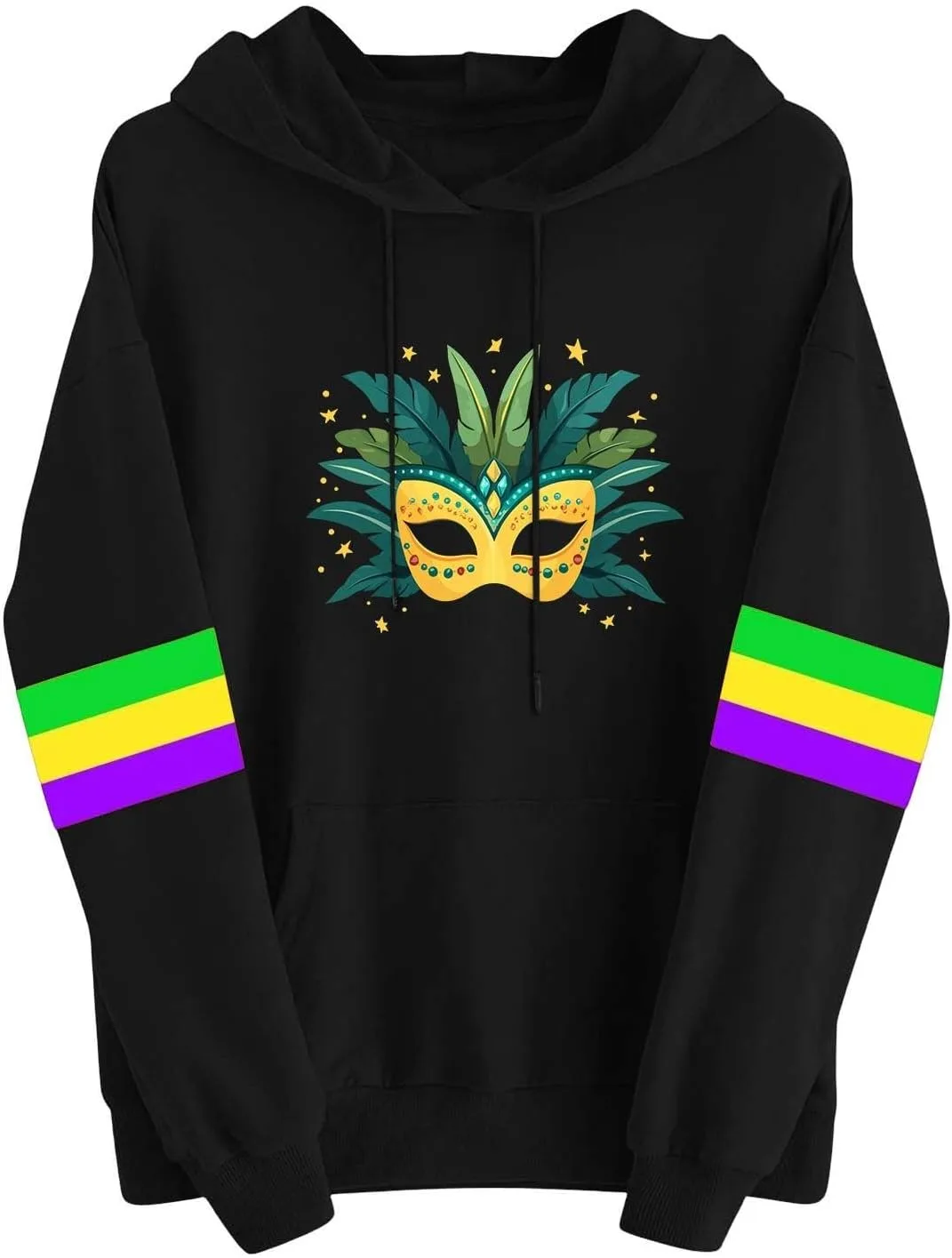 Толстовка Mardi Gras для женщин, праздничный наряд, New Orleans, длинный рукав Xiaojmake
Толстовка Mardi Gras для женщин, праздничный наряд, New Orleans, длинный рукав Xiaojmake