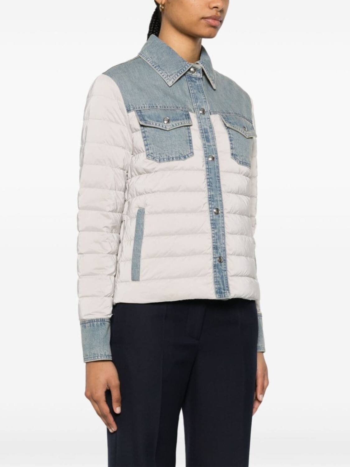 Moorer куртка Esper со вставками из денима, серый
Moorer куртка Esper со вставками из денима, серый