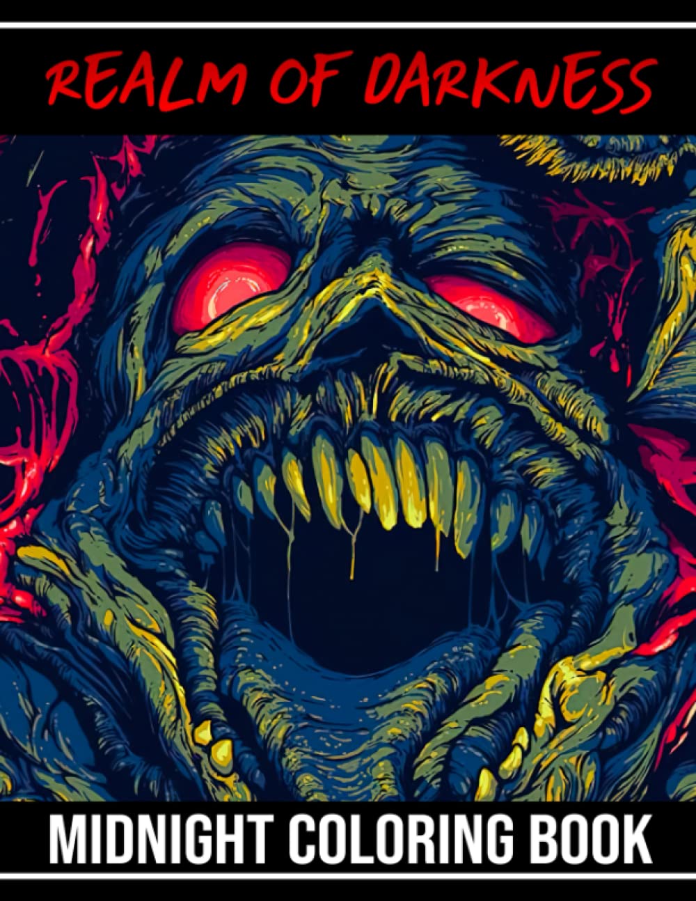 Realm Of Darkness Midnight Coloring Book: Relaxing Horror Scenes Coloring Pages On Dark Background For Adults To Unleash Creativity (Independently published)
Realm Of Darkness Midnight Coloring Book: Relaxing Horror Scenes Coloring Pages On Dark Background For Adults To Unleash Creativity (Independently published)