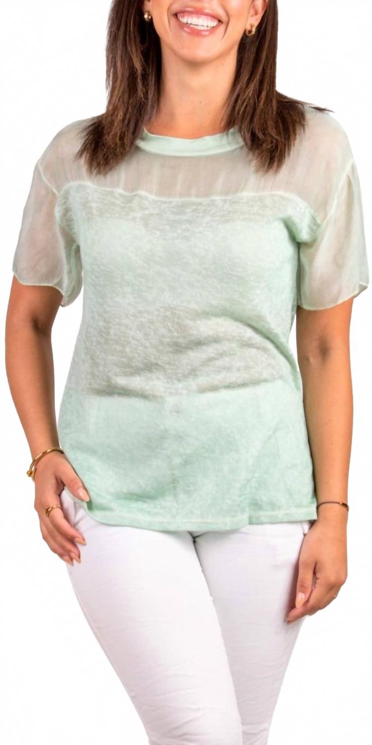 Футболка с коротким рукавом Sondrio цвета мяты Gigi Moda, мятный, Зеленый, Футболка с коротким рукавом Sondrio цвета мяты Gigi Moda, мятный
Футболка с коротким рукавом Sondrio цвета мяты Gigi Moda, мятный, Зеленый, Футболка с коротким рукавом Sondrio цвета мяты Gigi Moda, мятный