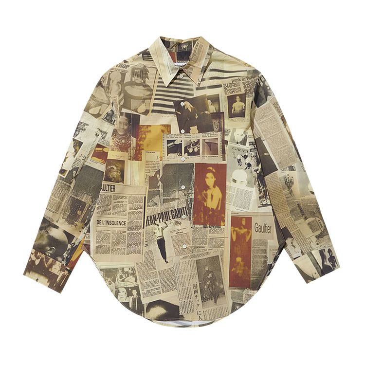 Топ Jean Paul Gaultier Shirt Printed Journal, белый
Топ Jean Paul Gaultier Shirt Printed Journal, белый