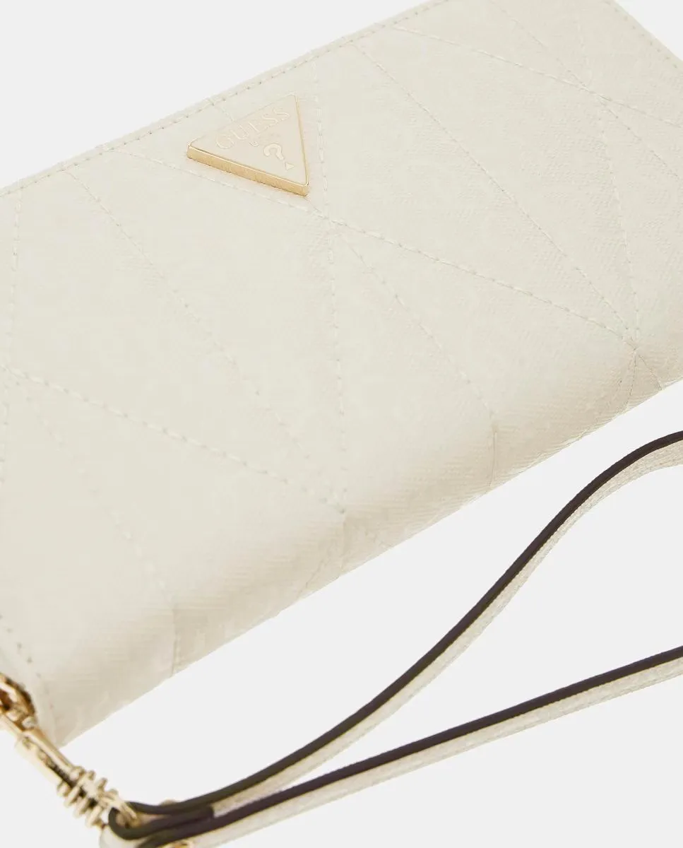 Большая сумка-кошелек с молнией и ручкой Guess, белый
Большая сумка-кошелек с молнией и ручкой Guess, белый