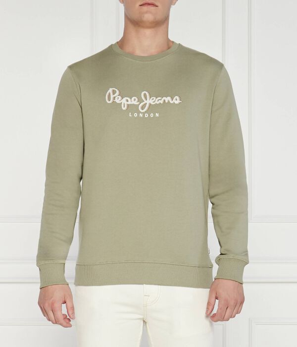 Толстовка мужская Pepe Jeans London с круглым вырезом с надписью, зеленый
Толстовка мужская Pepe Jeans London с круглым вырезом с надписью, зеленый