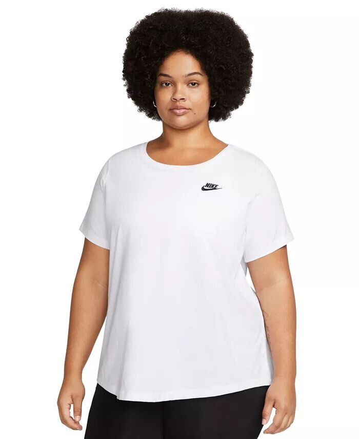 Плюс размер Active Sportswear Club Essentials Футболка с короткими рукавами Nike, белый
Плюс размер Active Sportswear Club Essentials Футболка с короткими рукавами Nike, белый