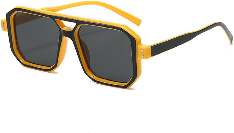 Мужские солнцезащитные очки в стиле панк с двойной перемычкой, прозрачные градиентные линзы, защита от ультрафиолета UV400, женские солнцезащитные очки TYUVIVO, Black Orange Gray
Мужские солнцезащитные очки в стиле панк с двойной перемычкой, прозрачные градиентные линзы, защита от ультрафиолета UV400, женские солнцезащитные очки TYUVIVO, Black Orange Gray