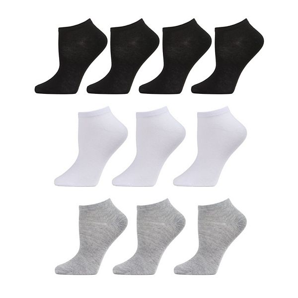 Низкий носок Solid, набор 10 пар Memoi, Black White Gray
Низкий носок Solid, набор 10 пар Memoi, Black White Gray