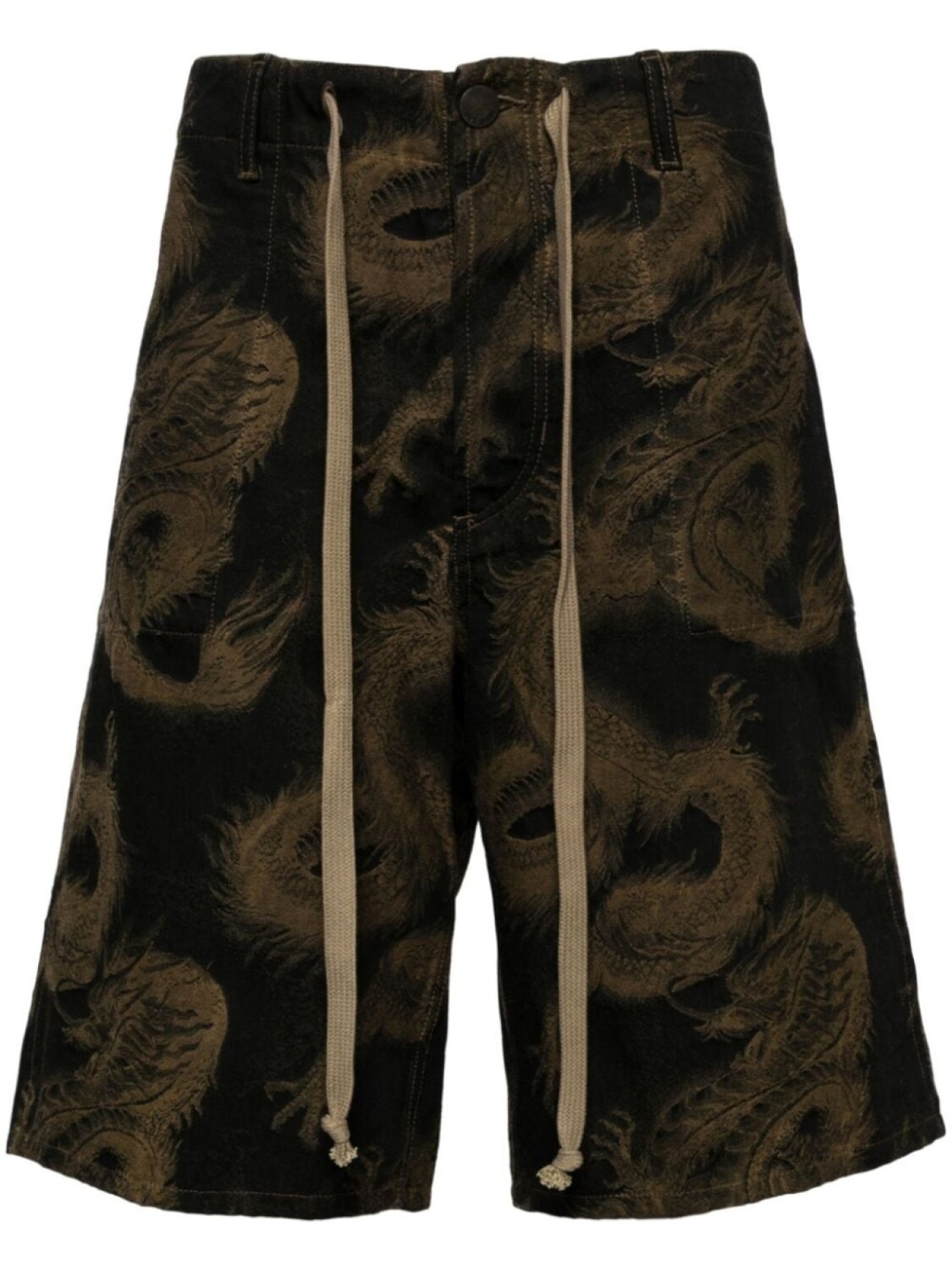 Uma Wang хлопковые шорты-бермуды, коричневый
Uma Wang хлопковые шорты-бермуды, коричневый