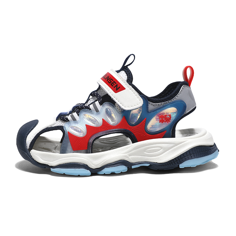 Детские сандалии Rebound, устойчивые к истиранию, дышащие, нескользящие Mulinsen, серый/зеленый
Детские сандалии Rebound, устойчивые к истиранию, дышащие, нескользящие Mulinsen, серый/зеленый