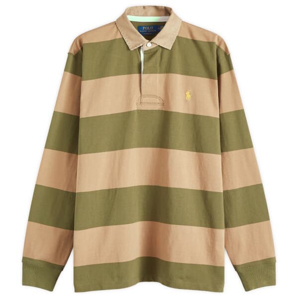 Рубашка регби с длинными рукавами и полосками Polo Ralph Lauren, зеленый
Рубашка регби с длинными рукавами и полосками Polo Ralph Lauren, зеленый