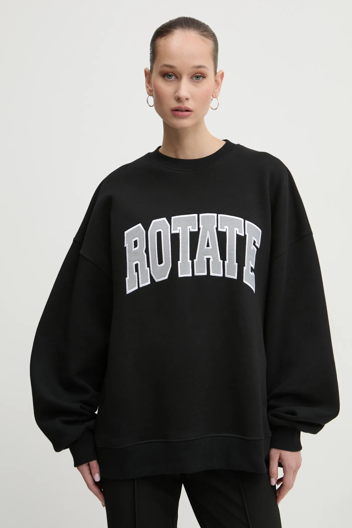 Хлопковая толстовка Rotate, черный
Хлопковая толстовка Rotate, черный