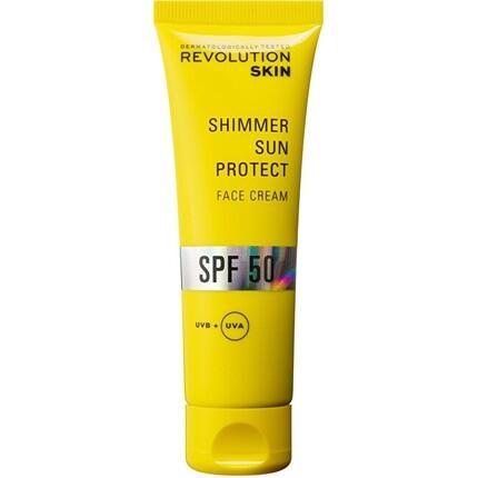 Крем для лица SPF 50 Shimmer Sun Protect (Крем для лица) 50 мл Revolution Beauty
Крем для лица SPF 50 Shimmer Sun Protect (Крем для лица) 50 мл Revolution Beauty