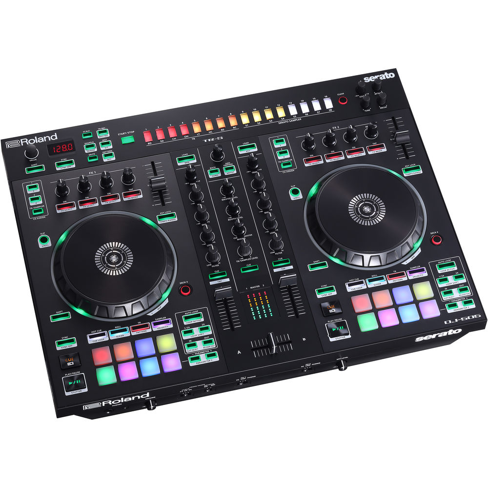 DJ-контроллер Roland DJ-505 2-Channel, 4-Deck DJ Controller for Serato DJ
DJ-контроллер Roland DJ-505 2-Channel, 4-Deck DJ Controller for Serato DJ