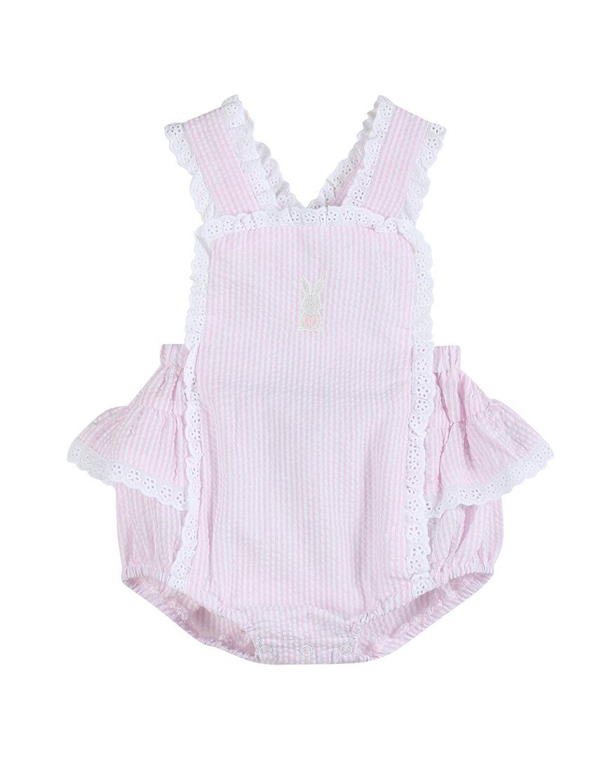 Пасхальный комбинезон с оборками в виде кролика Lil Cactus Seersucker, розовый
Пасхальный комбинезон с оборками в виде кролика Lil Cactus Seersucker, розовый