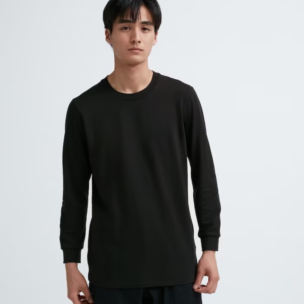 Лонгслив Uniqlo Heattech Extra Warm Cotton, черный
Лонгслив Uniqlo Heattech Extra Warm Cotton, черный