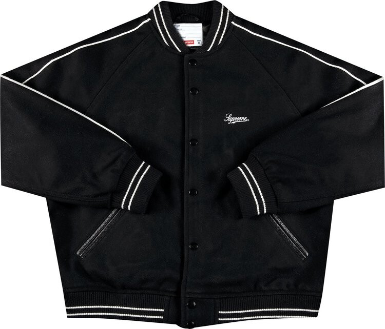 Куртка Supreme x Jamie Reid It's All Bollocks Varsity Jacket 'Black', черный
Куртка Supreme x Jamie Reid It's All Bollocks Varsity Jacket 'Black', черный