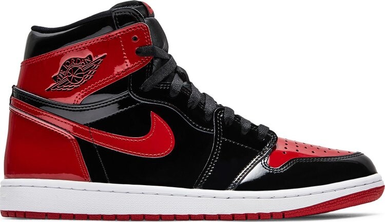 Кроссовки Air Jordan 1 Retro High OG Patent Bred, красный 
Кроссовки Air Jordan 1 Retro High OG Patent Bred, красный