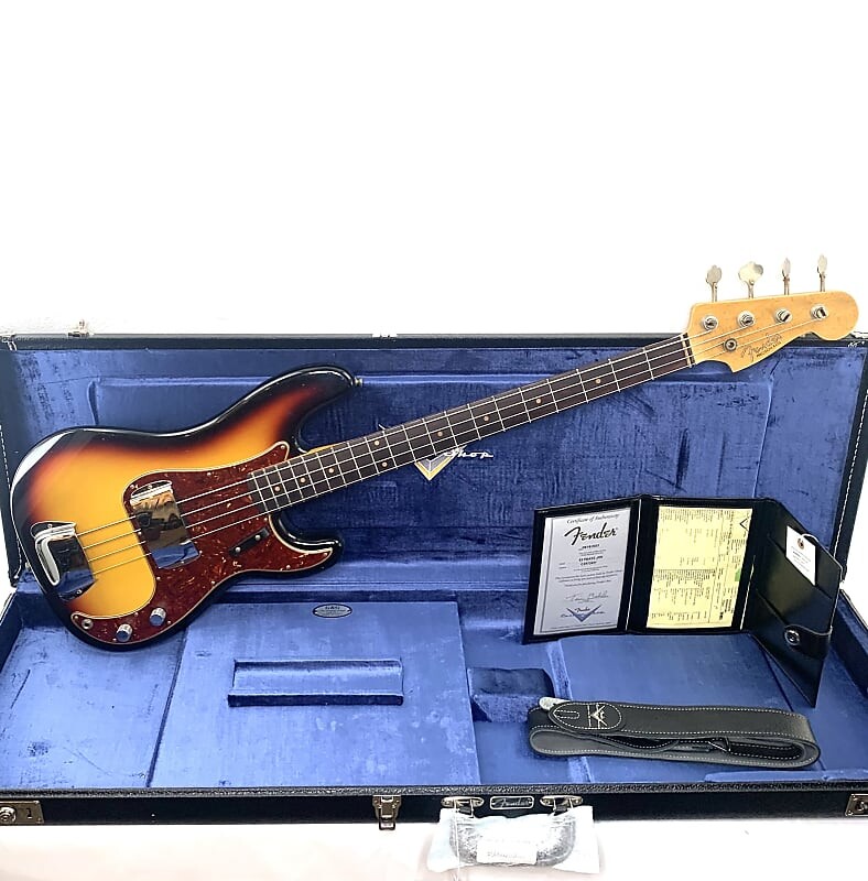 Басс гитара Fender Custom Shop '63 Precision Bass Journeyman - Aged 3-Tone Sunburst
Басс гитара Fender Custom Shop '63 Precision Bass Journeyman - Aged 3-Tone Sunburst