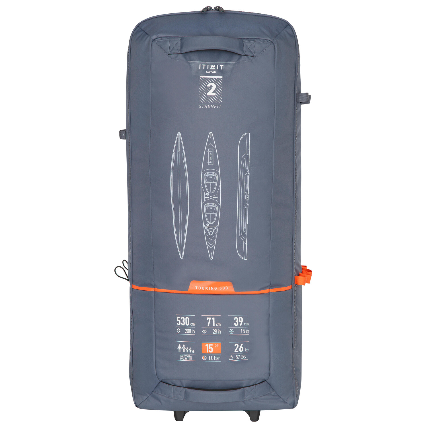 Тележка для надувных байдарок Х500 2-х местная ITIWIT
Тележка для надувных байдарок Х500 2-х местная ITIWIT