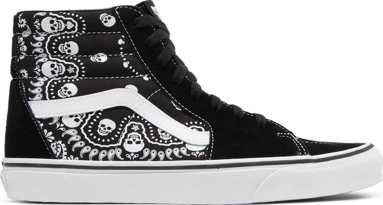 Кеды Vans Sk8-Hi Bandana - Black, черный
Кеды Vans Sk8-Hi Bandana - Black, черный