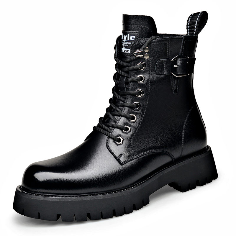 MODENGPAN Короткие мужские ботинки Martin 3,5 см, черные
MODENGPAN Короткие мужские ботинки Martin 3,5 см, черные