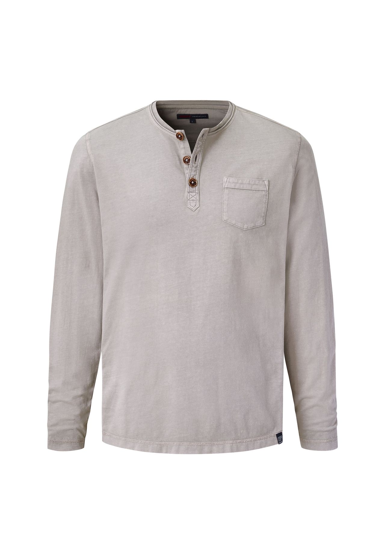 Рубашка Henley с длинными рукавами и пуговицами PADDOCK'S, серый
Рубашка Henley с длинными рукавами и пуговицами PADDOCK'S, серый
