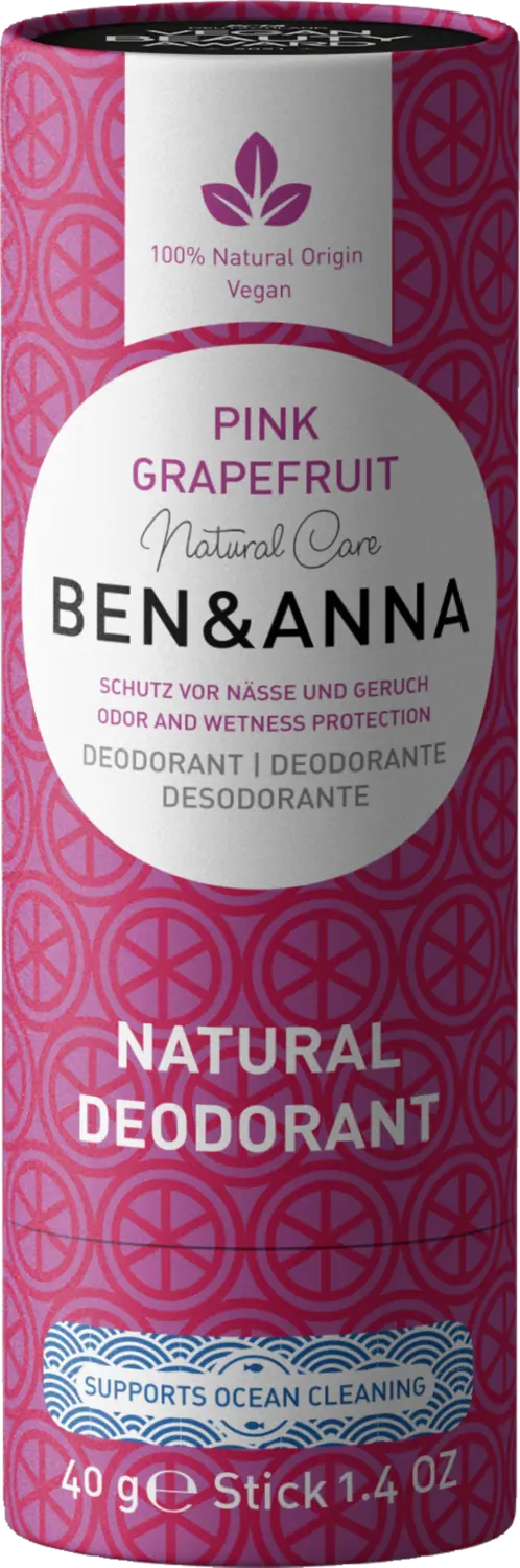 Дезодорант Ben&Anna Natural Deodorant Stick Papertube Pink Grapefruit
Дезодорант Ben&Anna Natural Deodorant Stick Papertube Pink Grapefruit