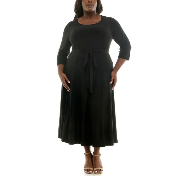 Платье миди Сильвия больших размеров Nina Leonard, черный
Платье миди Сильвия больших размеров Nina Leonard, черный