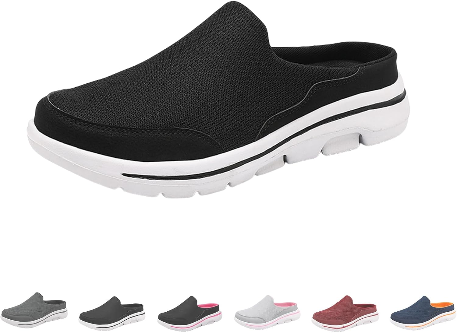 Женские слипоны и сабо, удобная обувь для ходьбы, дышащие тапочки с закрытым носком, мужские легкие туфли с открытой пяткой Generic, черный
Женские слипоны и сабо, удобная обувь для ходьбы, дышащие тапочки с закрытым носком, мужские легкие туфли с открытой пяткой Generic, черный