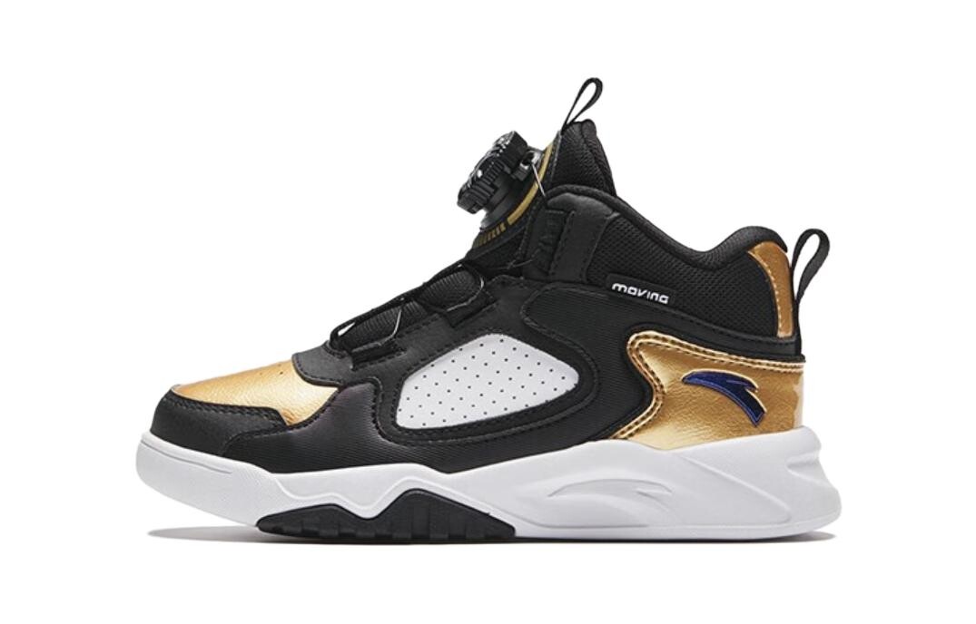 Детские кроссовки для скейтбординга PS High-top Gold Anta Kids, черный/золотой
Детские кроссовки для скейтбординга PS High-top Gold Anta Kids, черный/золотой