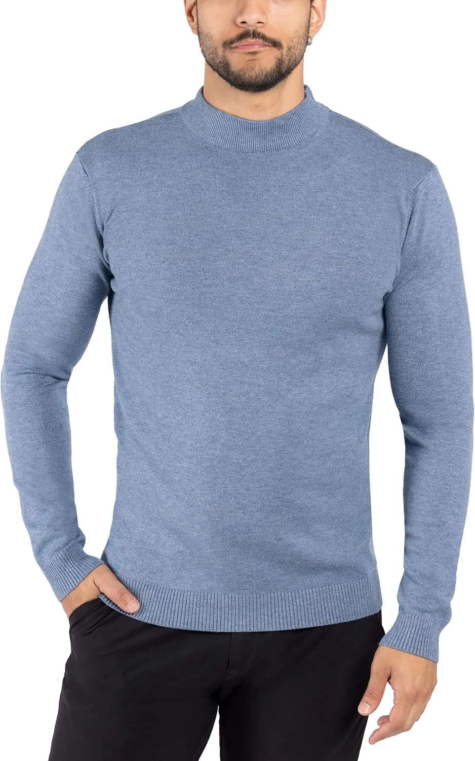 Мужской свитер X RAY с воротником-стойкой, мягкий и облегающий
Мужской свитер X RAY с воротником-стойкой, мягкий и облегающий