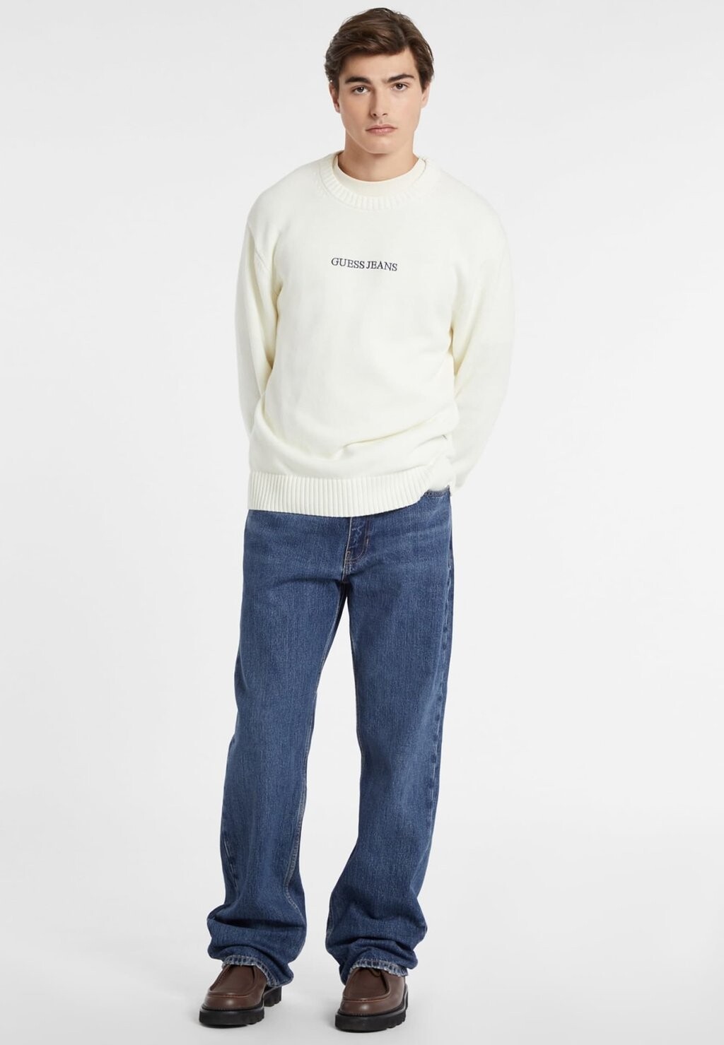 Джемпер Guess Jeans, белый
Джемпер Guess Jeans, белый