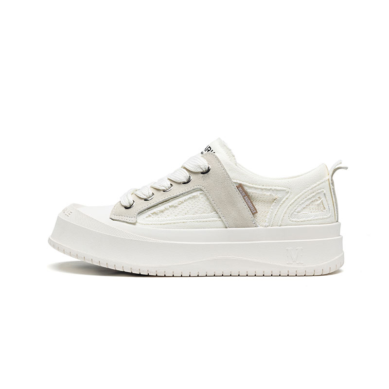 FAIRWHALE Мужские повседневные туфли низкие серо-белые, цвет White
FAIRWHALE Мужские повседневные туфли низкие серо-белые, цвет White