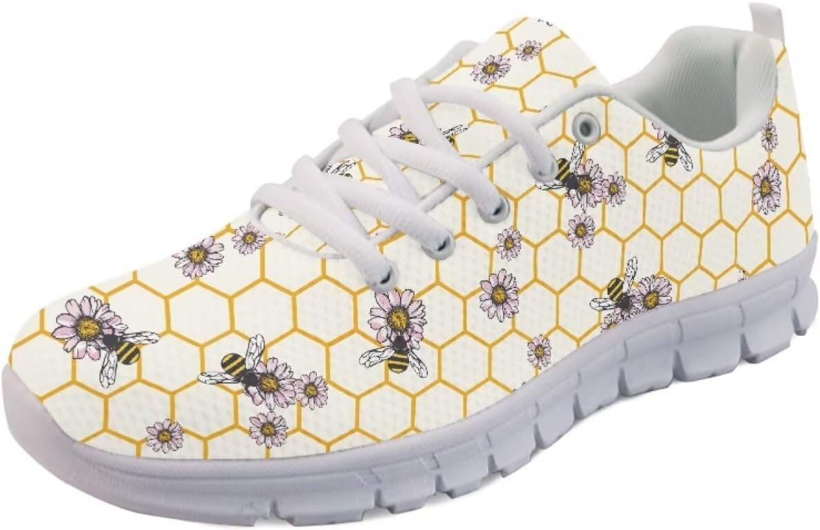 Женские осенние кроссовки на шнуровке, повседневные слипоны для бега и ходьбы, спортивная обувь для женщин Getelinseng, Bee Daisy Honeycomb
Женские осенние кроссовки на шнуровке, повседневные слипоны для бега и ходьбы, спортивная обувь для женщин Getelinseng, Bee Daisy Honeycomb