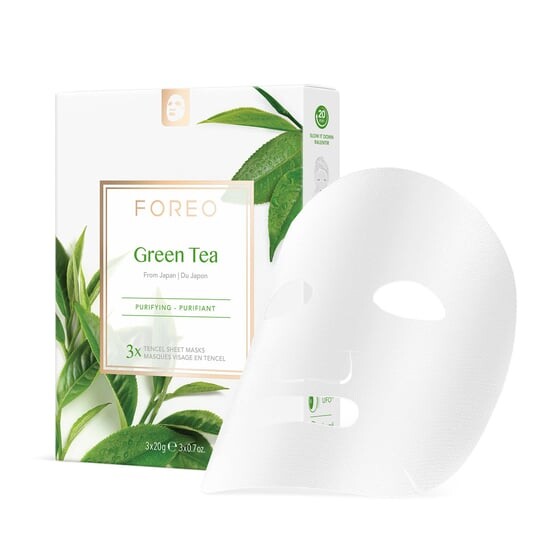 Очищающая маска для лица с экстрактом зеленого чая, 3 шт. Foreo, Green Tea
Очищающая маска для лица с экстрактом зеленого чая, 3 шт. Foreo, Green Tea
