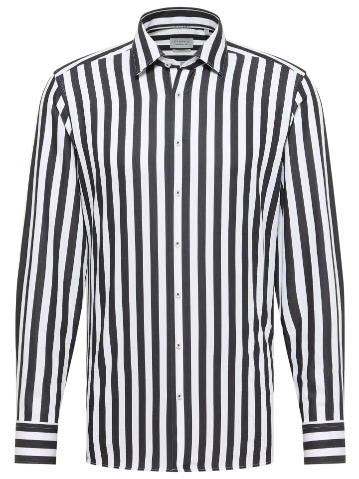 Рубашка Slim Fit черного цвета Eterna
Рубашка Slim Fit черного цвета Eterna