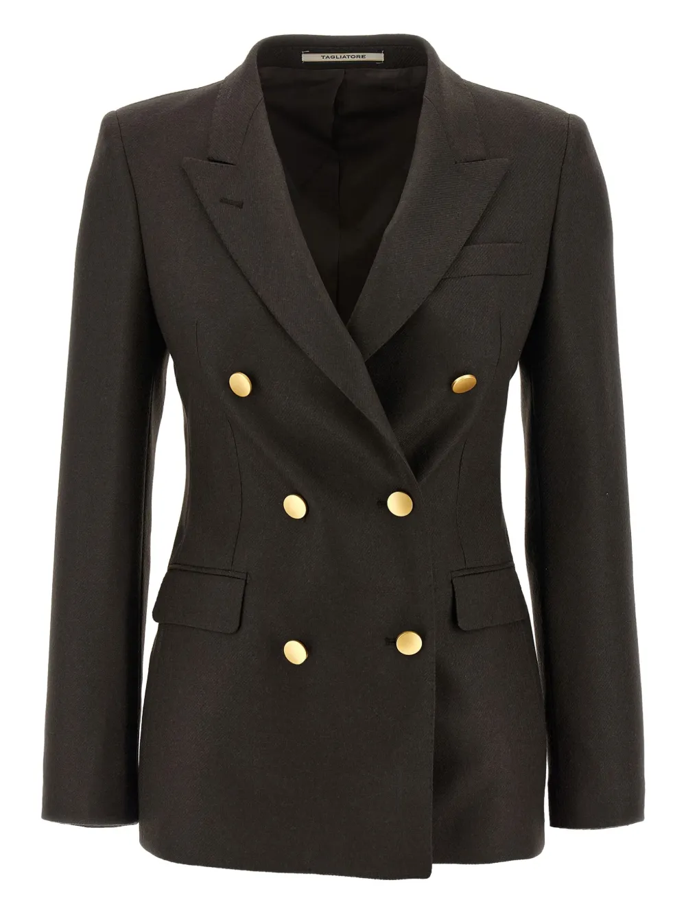 Двубортный блейзер с заостренными лацканами TAGLIATORE, коричневый
Двубортный блейзер с заостренными лацканами TAGLIATORE, коричневый