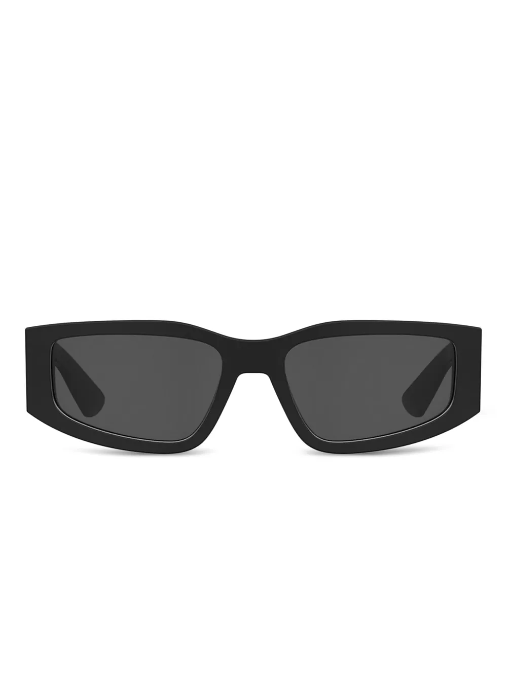 Прямоугольные солнцезащитные очки с логотипом Moschino Eyewear, черный 
Прямоугольные солнцезащитные очки с логотипом Moschino Eyewear, черный