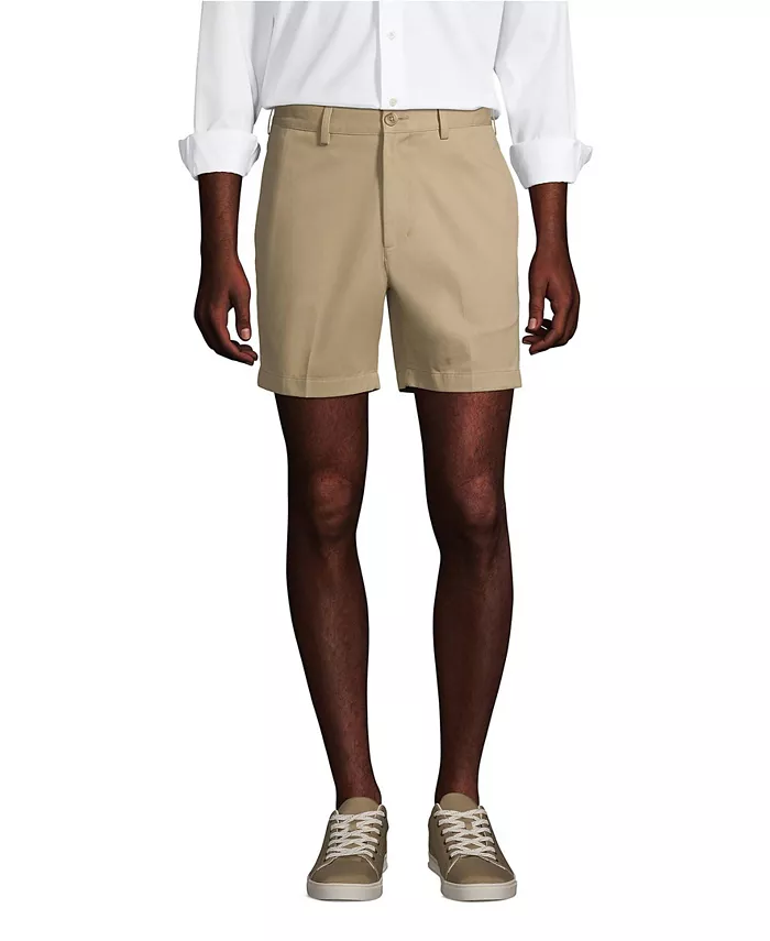 Мужские немнущиеся шорты-чинос Plain Front длиной 6" Lands' End, коричневый/бежевый
Мужские немнущиеся шорты-чинос Plain Front длиной 6" Lands' End, коричневый/бежевый