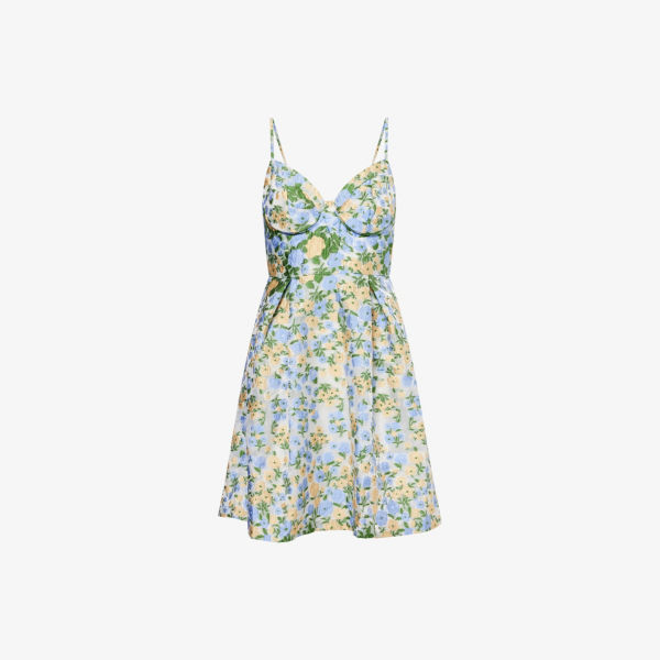 Платье мини Sister Jane Marigold с V-образным вырезом и цветочным жаккардовым узором, мультиколор
Платье мини Sister Jane Marigold с V-образным вырезом и цветочным жаккардовым узором, мультиколор