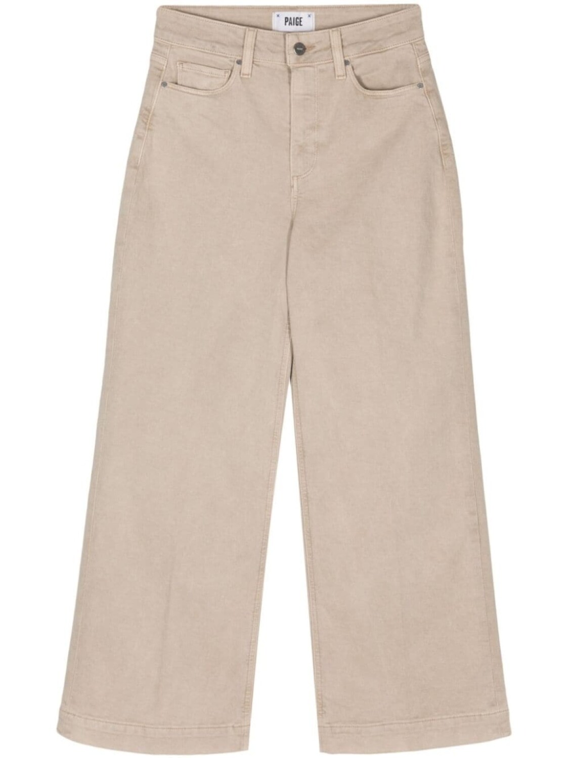 PAIGE укороченные джинсы Anessa с завышенной талией, нейтральный цвет 
PAIGE укороченные джинсы Anessa с завышенной талией, нейтральный цвет