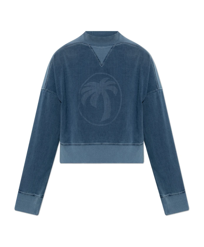 Толстовка с логотипом Palm Angels, синий
Толстовка с логотипом Palm Angels, синий